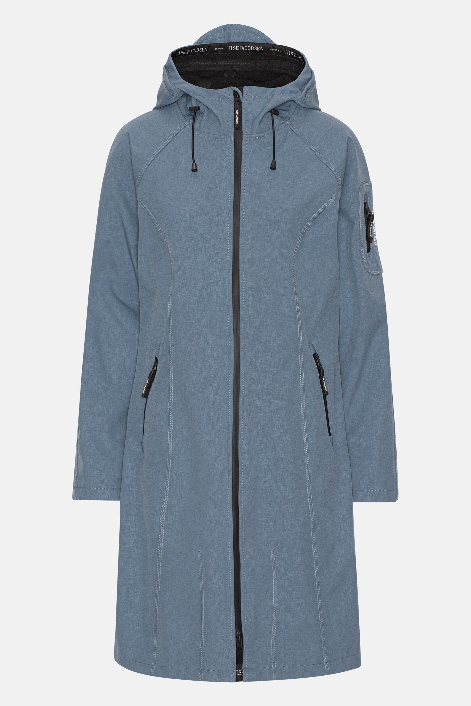 Ilse Jacobsen Hornbæk Rain Langer Regenmantel Raincoat 696 Winter Ocean